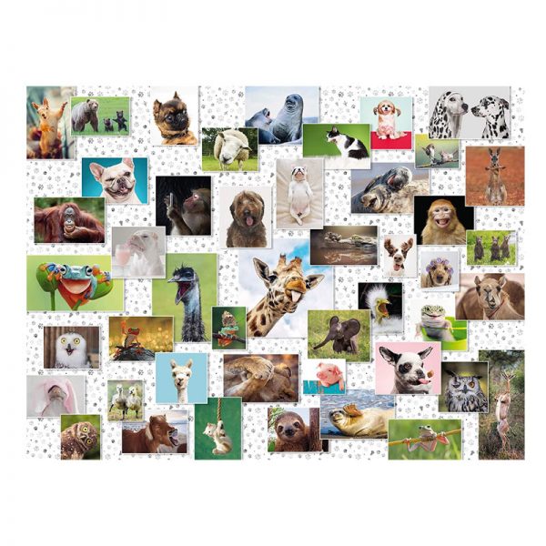 Puzzle Animais Divertidos – 1500 Peças Autobrinca Online