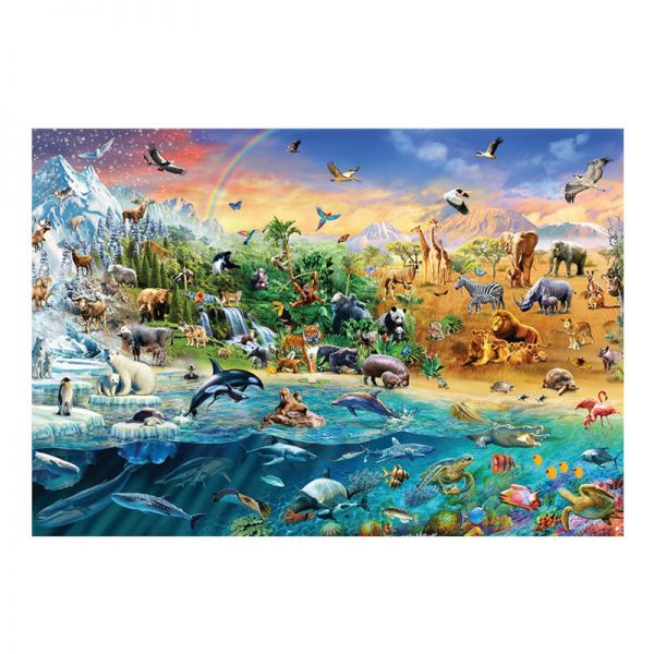 Puzzle O Mundo Selvagem – 1500 Peças Autobrinca Online