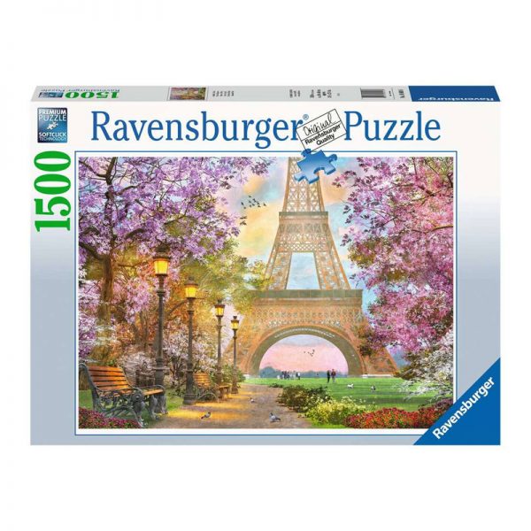 Puzzle Romance em Paris – 1500 Peças Autobrinca Online