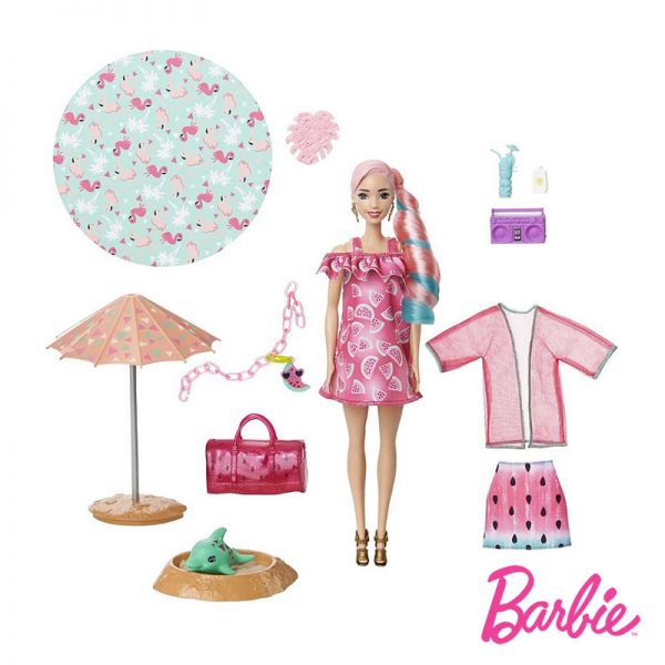 Barbie Color Reveal Espuma de Melancia