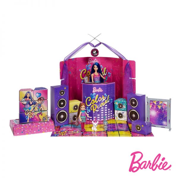 Barbie Color Reveal Playset de Festa Autobrinca Online