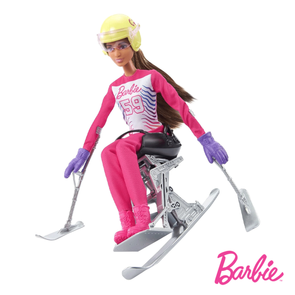 Barbie Desporto de Inverno Esquiadora Paraolímpica Autobrinca Online