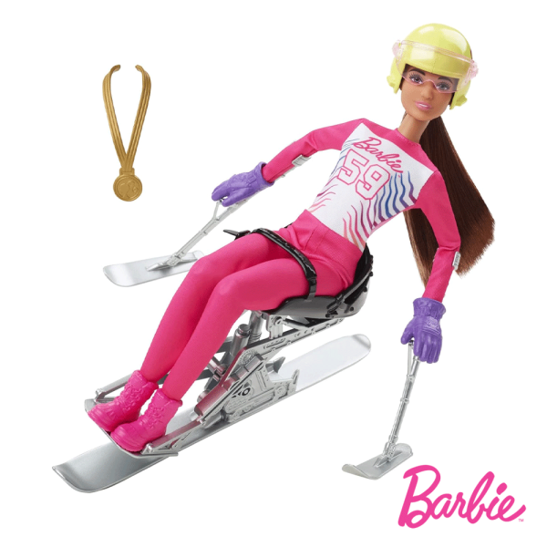 Barbie Desporto de Inverno Esquiadora Paraolímpica Autobrinca Online