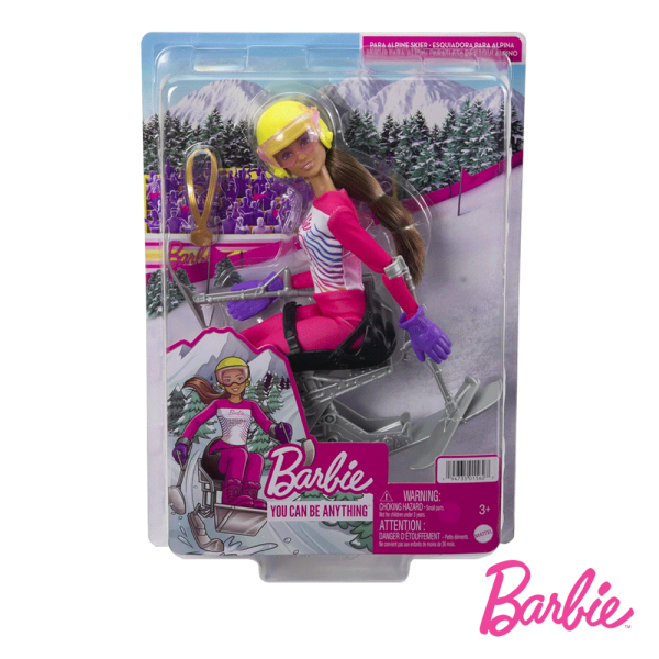 Barbie Desporto de Inverno Esquiadora Paraolímpica Autobrinca Online