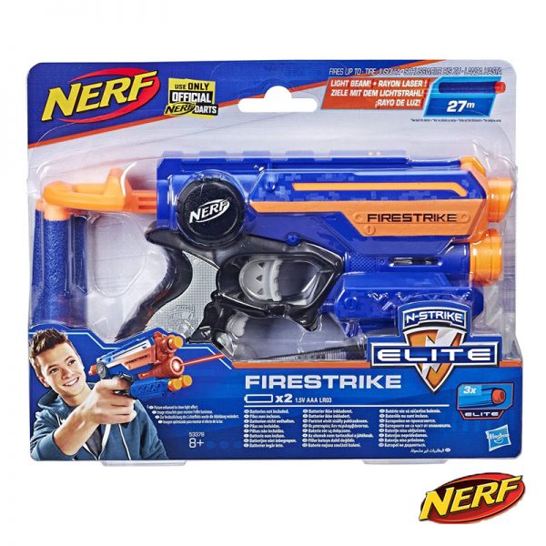 Nerf Elite FireStrike Azul