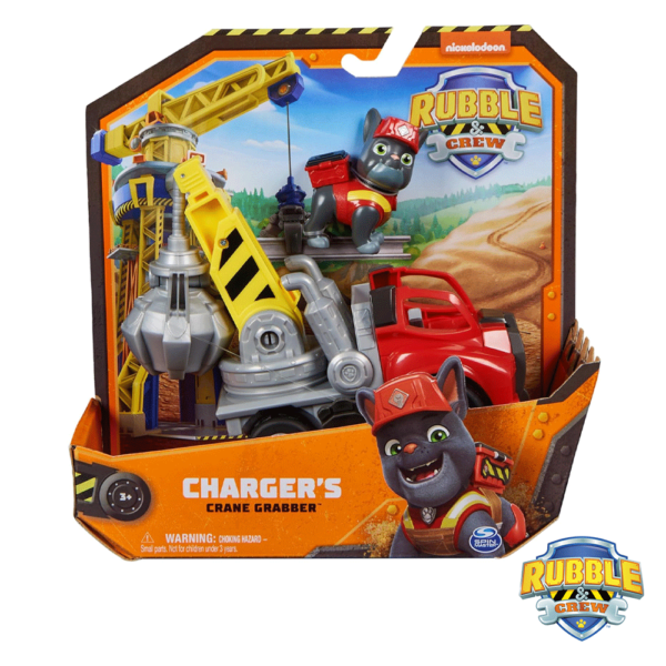 Rubble Crew – Figura Charger c/ Camião de Guindaste Autobrinca Online