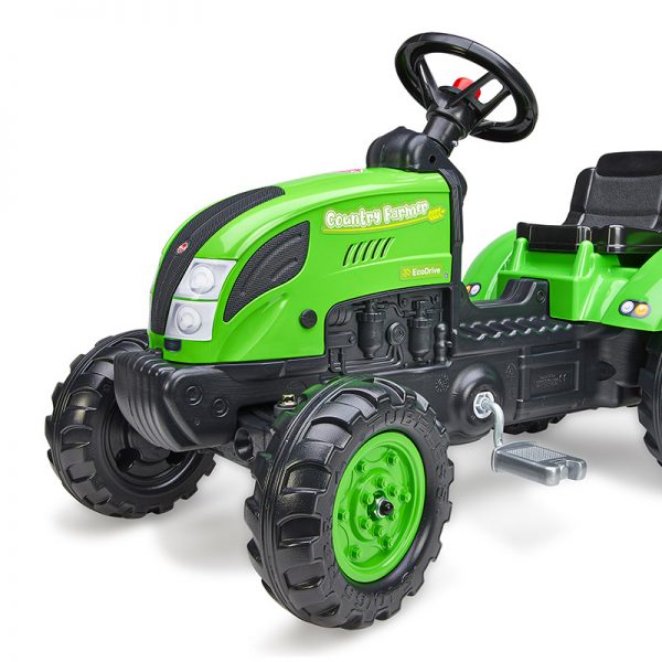 Trator Country Farmer Verde c/ Reboque Autobrinca Online