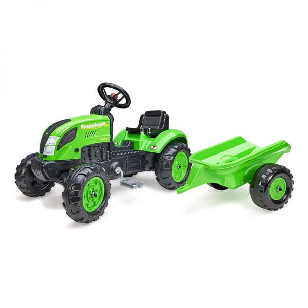 Trator Country Farmer Verde c/ Reboque Autobrinca Online