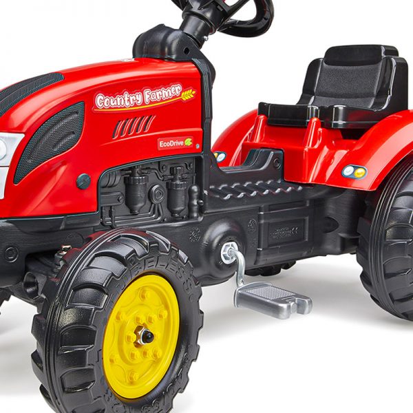 Trator Country Farmer Vermelho c/ Reboque Autobrinca Online