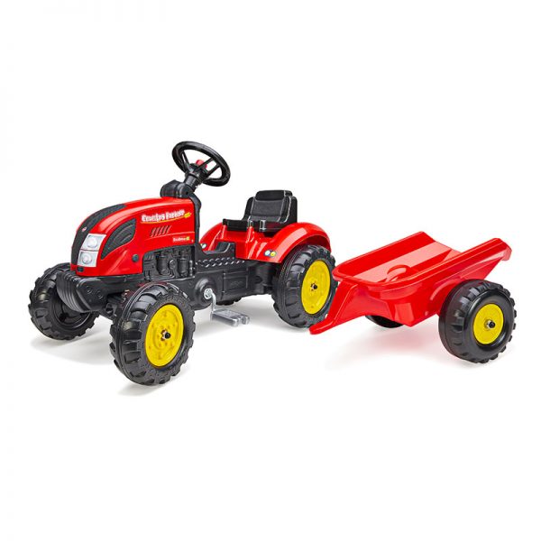 Trator Country Farmer Vermelho c/ Reboque Autobrinca Online