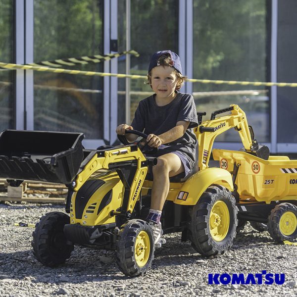 Trator Komatsu + Reboque + Pás Autobrinca Online