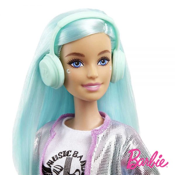 Barbie Produtora Musical Cabelo Turquesa