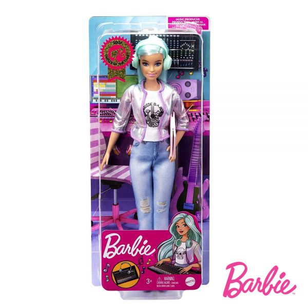 Barbie Produtora Musical Cabelo Turquesa