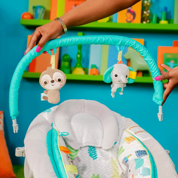 Espreguiçadeira Bright Starts Jungle Vines Autobrinca Online