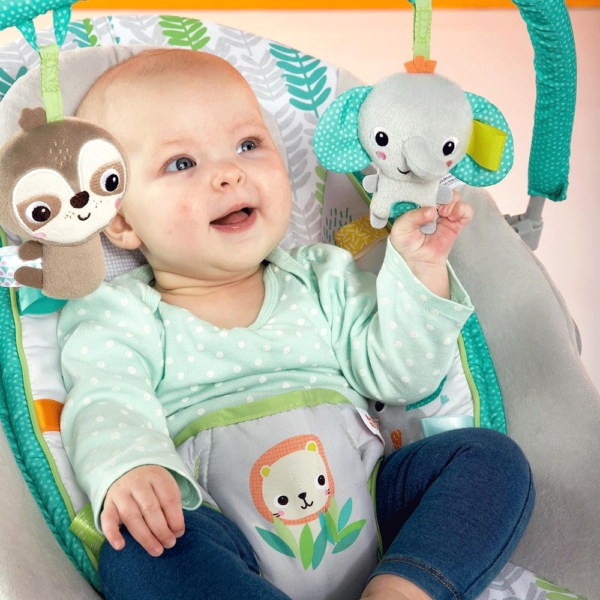 Espreguiçadeira Bright Starts Jungle Vines Autobrinca Online