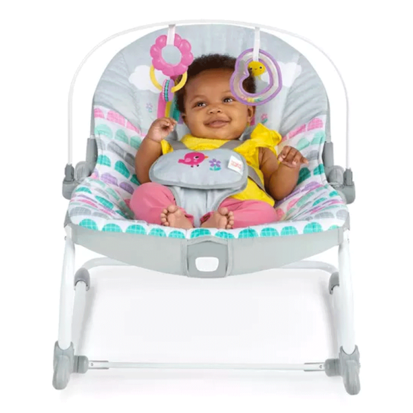 Espreguiçadeira Bright Starts Rosy Rainbow Autobrinca Online