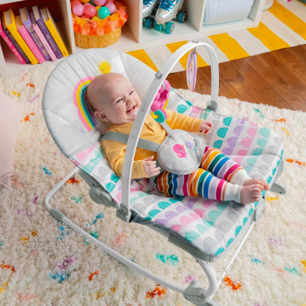 Espreguiçadeira Bright Starts Rosy Rainbow Autobrinca Online