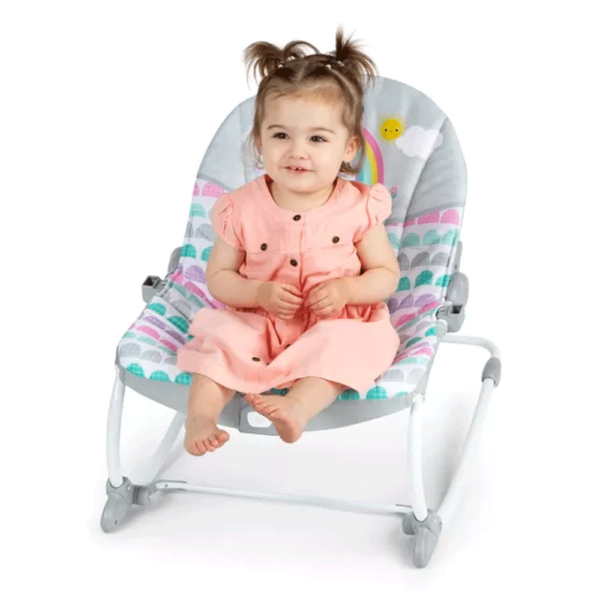 Espreguiçadeira Bright Starts Rosy Rainbow Autobrinca Online
