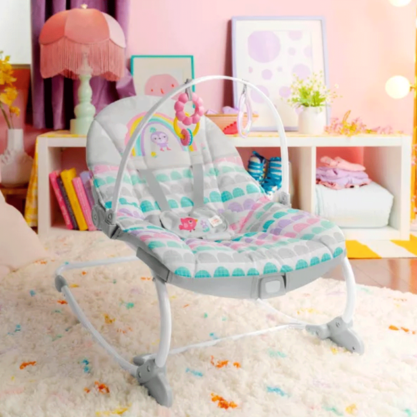 Espreguiçadeira Bright Starts Rosy Rainbow Autobrinca Online