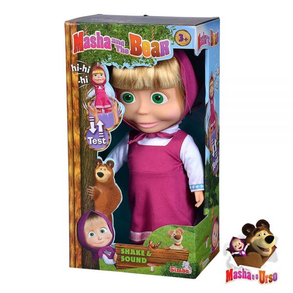 Masha e o Urso – Masha 30cm c/ Som Autobrinca Online