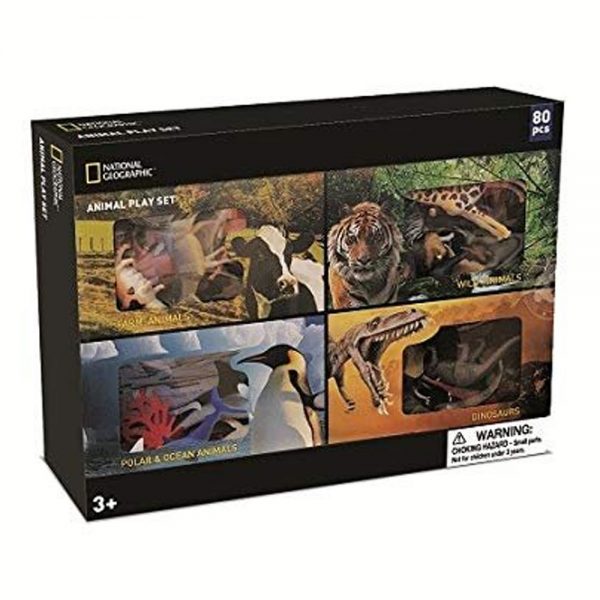 Pack 80 Peças de Animais em 4 Habitats Autobrinca Online