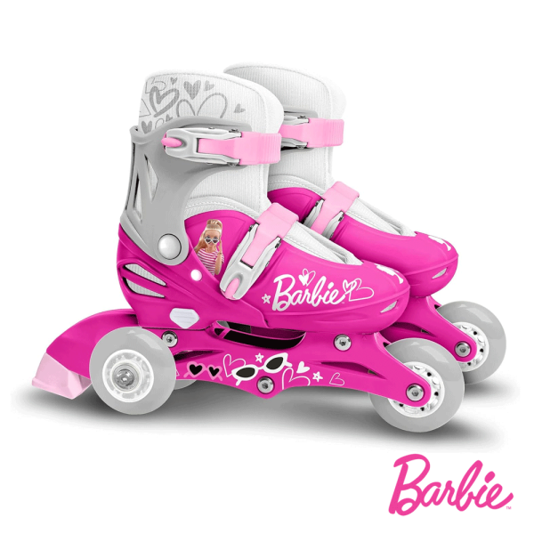 Patins em Linha Stamp Barbie Tam 27-30 Autobrinca Online