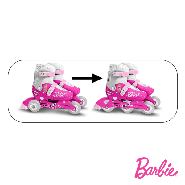 Patins em Linha Stamp Barbie Tam 27-30 Autobrinca Online