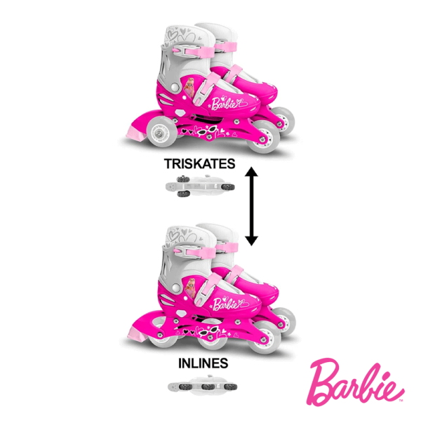 Patins em Linha Stamp Barbie Tam 27-30 Autobrinca Online