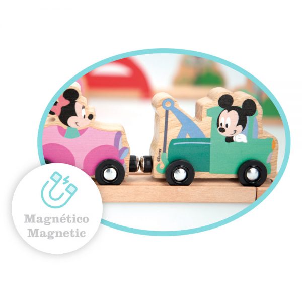 Pista de Comboio Disney Baby de Madeira 60cm Autobrinca Online