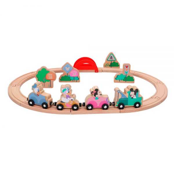 Pista de Comboio Disney Baby de Madeira 60cm Autobrinca Online