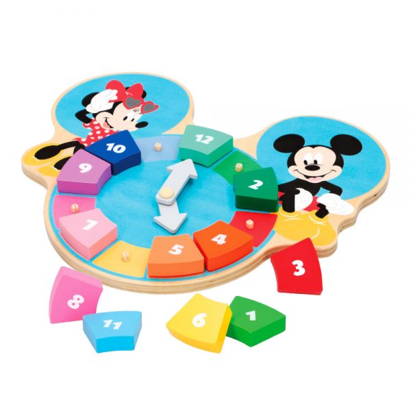 Relógio e Puzzle Disney em Madeira Autobrinca Online