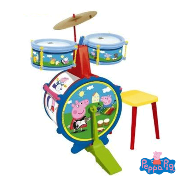 Bateria Musical Peppa Pig c/ Banco Autobrinca Online