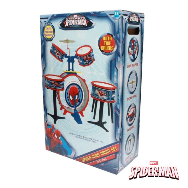 Bateria Musical Spider-Man c/ Banco Autobrinca Online