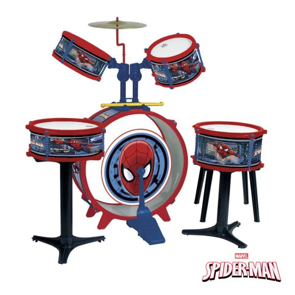 Bateria Musical Spider-Man c/ Banco Autobrinca Online