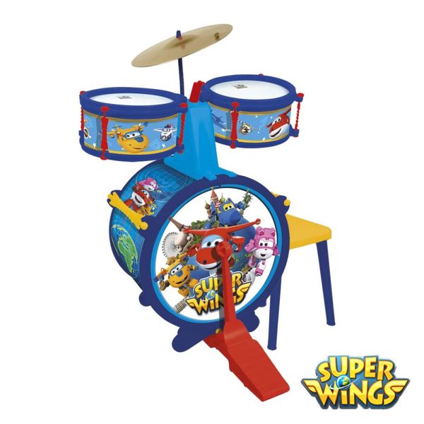 Bateria Musical Super Wings c/ Banco Autobrinca Online