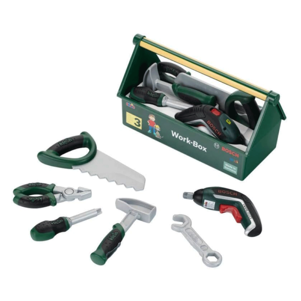 Caixa de Ferramentas Bosch c/ 6 acessórios Autobrinca Online