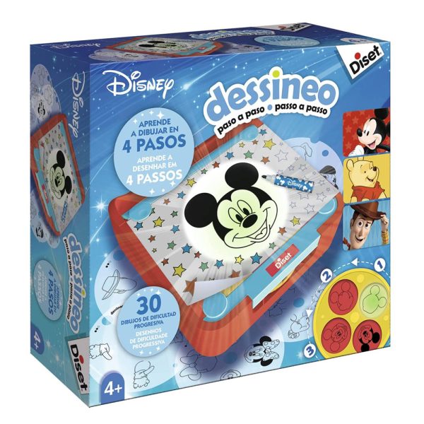 Diset Aprendo a Desenhar em 4 Passos Disney Autobrinca Online