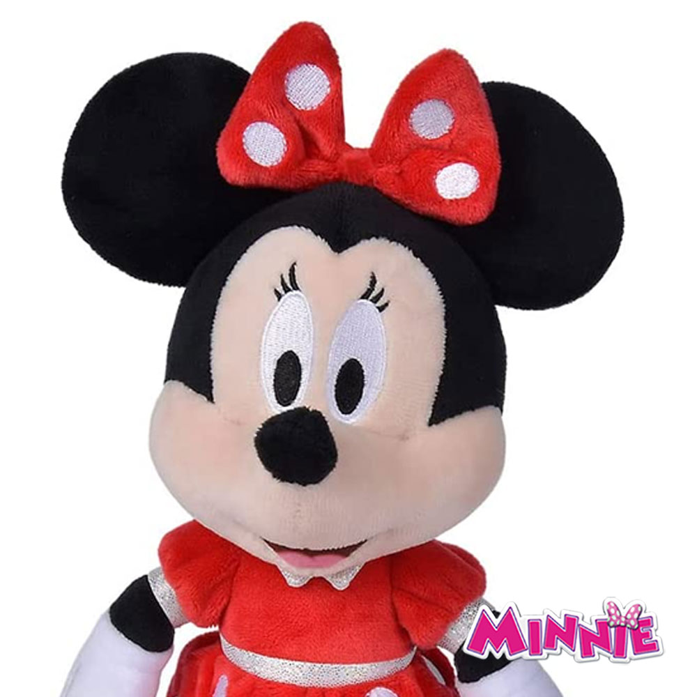 Peluche Minnie Vestido Vermelho 25 cm - Autobrinca Online