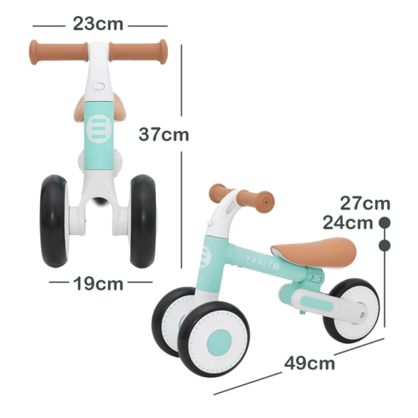 Bicicleta s/ Pedais Olmitos Teeny Menta Autobrinca Online