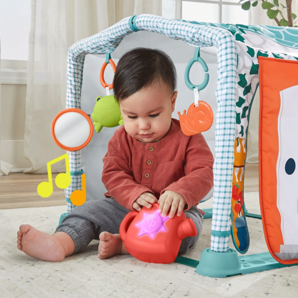 Ginásio de Atidades Fisher-Price 3 em 1 Gatinha e Brinca Autobrinca Online