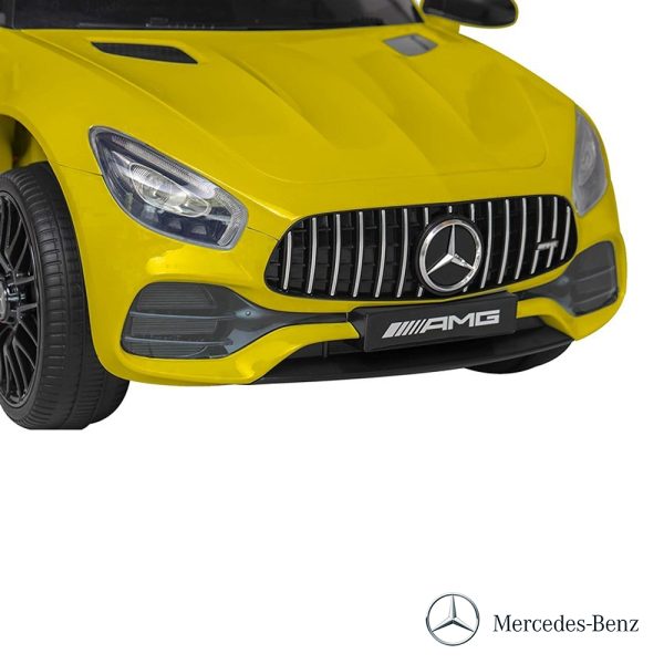 Mercedes AMG GT Yellow 12V c/ Controlo Remoto