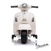 Moto Mini Vespa GTS300 Branca 6V Autobrinca Online