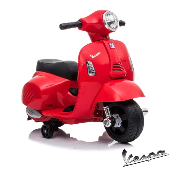 Moto Mini Vespa GTS300 Vermelha 6V Autobrinca Online