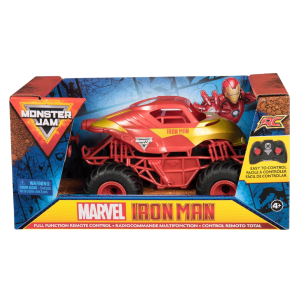 Monster Jam Marvel Iron Man 1:24 RC Autobrinca Online