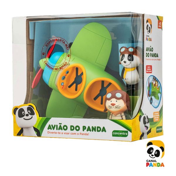 Panda – Avião c/ Figuras Autobrinca Online