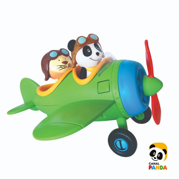 Panda – Avião c/ Figuras Autobrinca Online