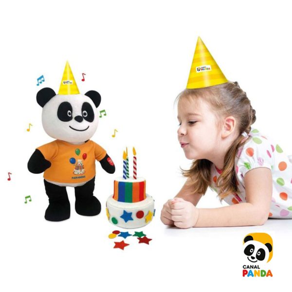 Panda Peluche Parabéns Autobrinca Online