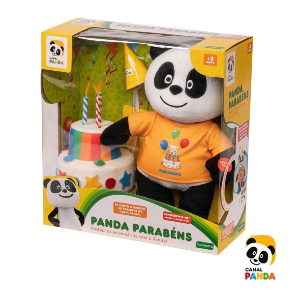 Panda Peluche Parabéns Autobrinca Online