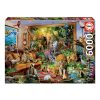 Puzzle 6000 Animais a Entrar em Casa Autobrinca Online