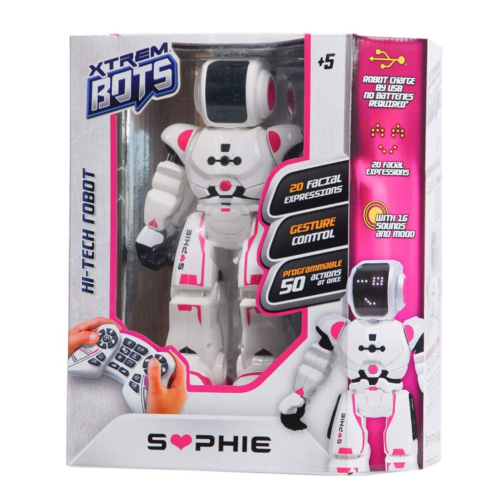 Robô Brinquedo XTREM BOTS Sophie (Rosa)